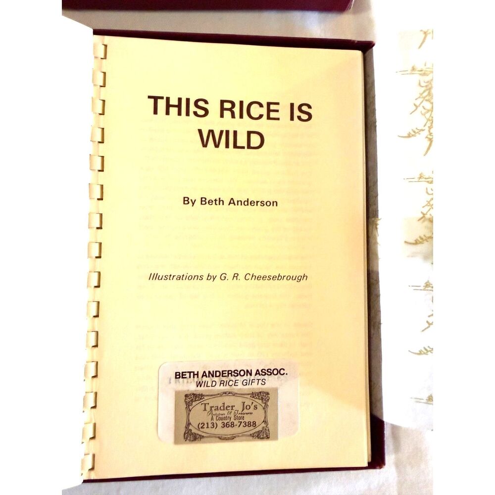 This Rice is Wild Rice Cookbook in Gift Box - Picture 5 of 9